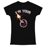 Pop Threads Im Your Cherry Bomb Black S Graphic Tee T Shirt for Women