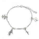 Eres lo mas mujer Pulsera Graduacion Plata