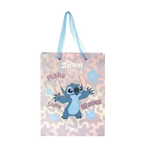 DAC - Sacola Média para Presente com Alça de Seda - Stitch