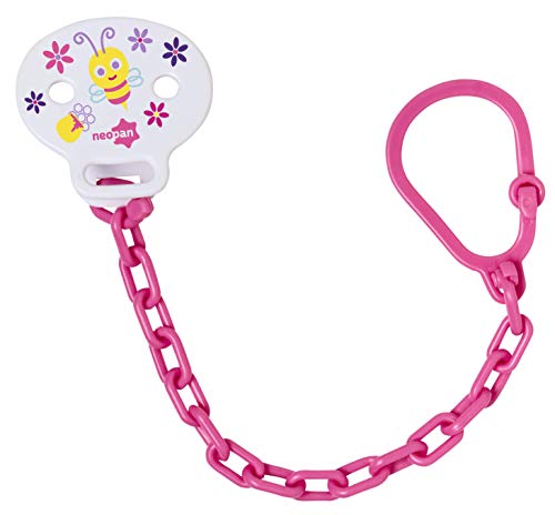 Neopan Prendedor de Chupetas, Rosa