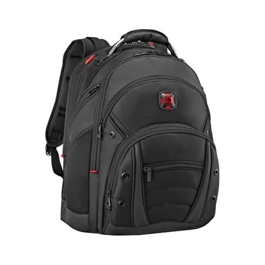 WENGER Synergy Ballistic Laptop-Rucksack mit Tabletfach, Notebook bis 16 Zoll, Tablet bis 10 Zoll, 30 l, Damen Herren, Büro Business-Reisen Uni, Schwarz, 605074