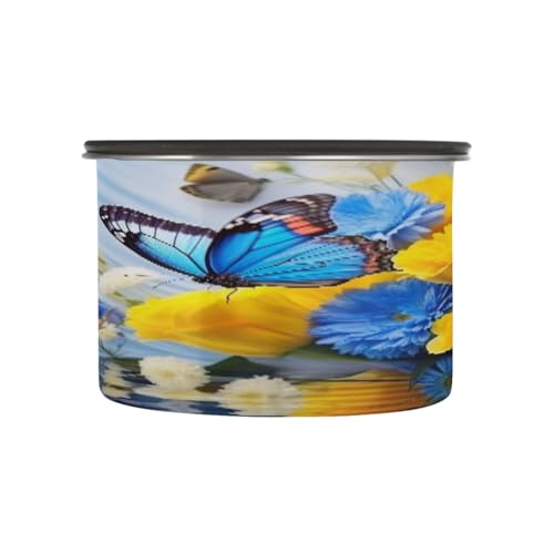 Envase Hermético de Acero para Café 500 ml Azul