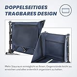 Homecall Bollerwagen Faltbar Bis 100KG Strandwagen Handwagen mit Reflektorstreifen, Verstellbarem Griff Gartenwagen Strandwagen - Faltbarer Bollerwagen Für Hunde (Klein),Einkaufen,Camping,Transport