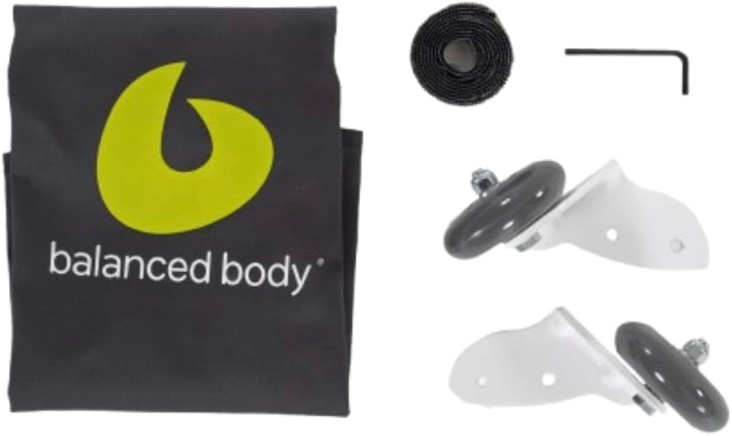 Balanced Body Wheel Kit for Allegro 2 Reformer, Pilates Reformer Wheels, for Allegro 2 Reformer with Legs or Without Legs