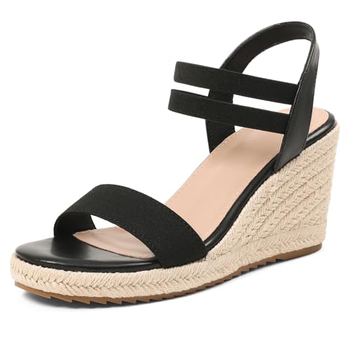 Sandales compensées haut de gamme mikarka, l'esprit espadrille chic