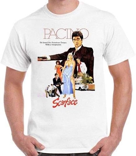 Scarface Al Pacino 80s Film Retro T 