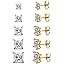 Gold-Princess Cut