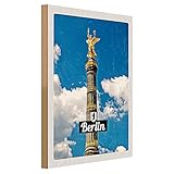 Stabiles MDF-Holzschild (1 cm) mit beidseitigem Schutzlack für Langlebigkeit. Inkl. Hängevorrichtung zum Aufhängen und 2 Holzdübel zum Aufstellen.