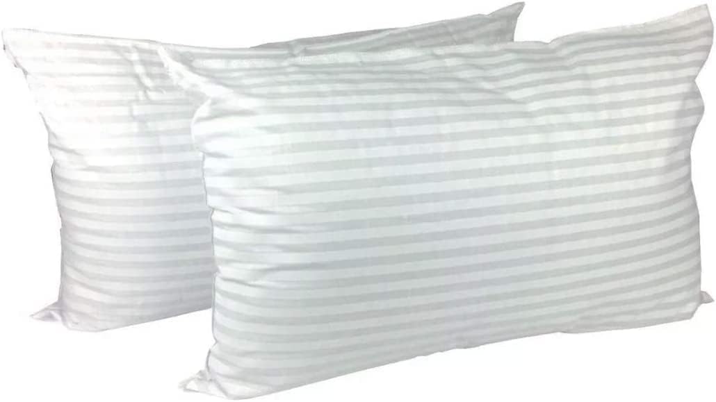 Bed Pillows 4 Pack Hotel Quality, Hotel Pillows Luxury 4 Pack, Stripe