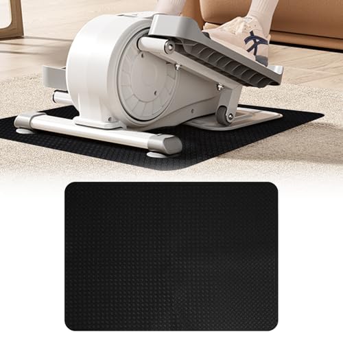 Double-Side Non-Slip Workout Mat for Elliptical Machine, Stepper Mat for Under Desk Ellipticals, Foot Peddler Ellipse Leg Exerciser Mats, Enhanced Stability & Floor Protection