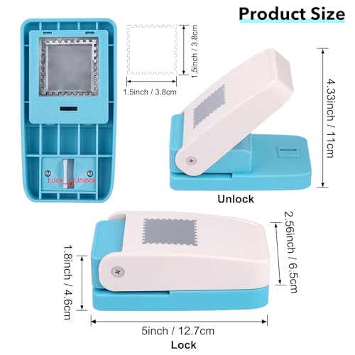 Perforatrice rectangulaire et grand levier de scrapbooking
