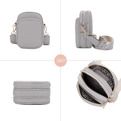 Image of Mali+Lili, Josie Triple Zip Crossbody Bag
