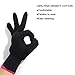 Lessmon Professional Heat Resistant Glove for Hair Styling Heat Blocking for Curling, Flat Iron and Curling Wand Suitable for Left and Right Hands, 1 Piece, Pink Edge