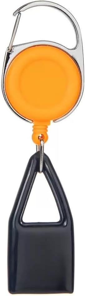 1pc Pants Lighter Clip, Anti Lost Retractable Lighter Belt Lighter Leash for Fishing Hiking,Lighter Protective Cover for Camping,House Supplies (White) image 4
