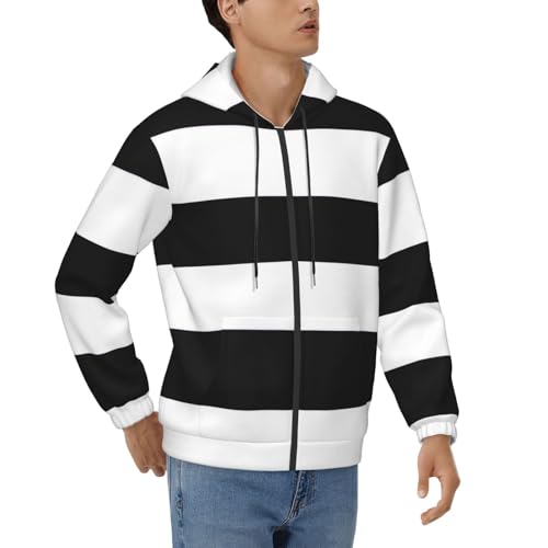 Sweat à capuche à rayures homme pull décontracté doux automne hiver printemps confortable