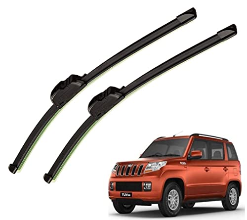 Image of Auto Hub Car Wiper Blades Compatibility With Mahindra TUV-300 - Set of 2 Pcs (D-20,P-19)