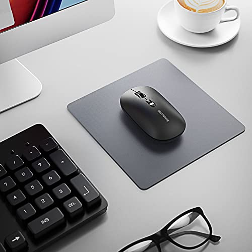 Echtpower Laptop Mouse Wireless, Slim Silent Mouse With 2.4G Optical Usb Receiver, 5 Buttons, 1600 Dpi, Ergonomic Right Hand, Small Office Mice Compatible With Pc Windows Mac Os-Black #TOP6