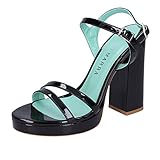  GIANNI MARRA Sandali Donna pelle verniciata nero 36 EU