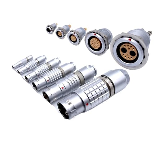 Connecteur FGG 3B 8 Pin mâle push-pull compatible LEM circulaire