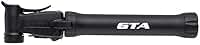 Bomba de Ar Nylon Bidirect Nx 80psi para bike e Agulha para bola 2 Way Preto