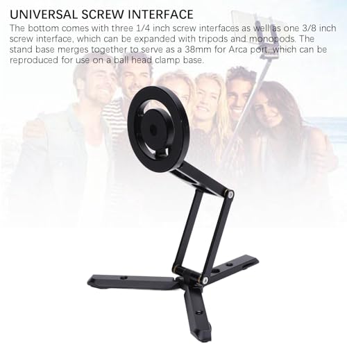 Stand de bureau smartphone aluminium universel compatible avec iPhone 15 réglable - 7