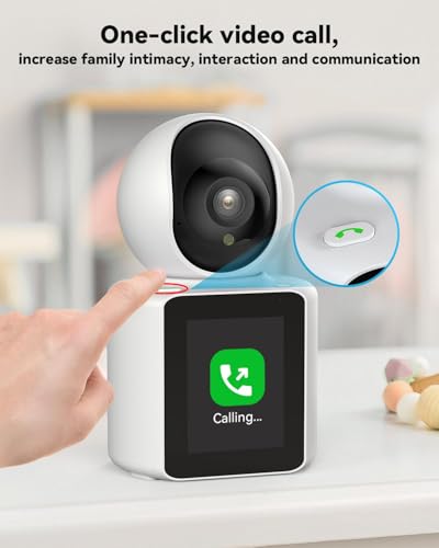 Image of DEATTI Video Pet Dog Camera Indoor Two Way Wireless Security Camera Monitor 1080P with Phone app and Motion Detection,Baby /Elderly /Nanny Audio Calling Device Pan Tilt (DECCM11)