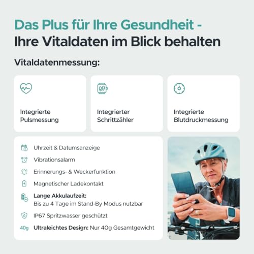 Smartwatch für Senioren mit Notfall- und Sicherheitsfunktionen 2024