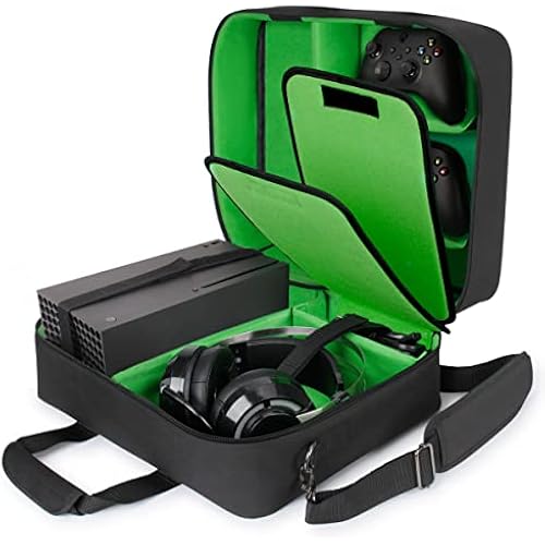 USA Gear Xbox Series X Carrying Case - Xbox Console Travel Case Compatible with Series X, Controller, External Storage, Expansion Cards, Headset, Power Box, Storage Hard Drive and More Accessories