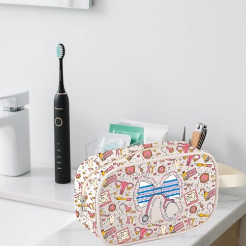 CMNIM OBGYN Gift Obstetrician Clear Makeup Bag Midwife Gift OBGYN Doctor Appreciation Gift Gynecologist Cosmetic Toiletry Bag, 25721 OB GYN Bag, Makeup Bag by CMNIM - Image 4
