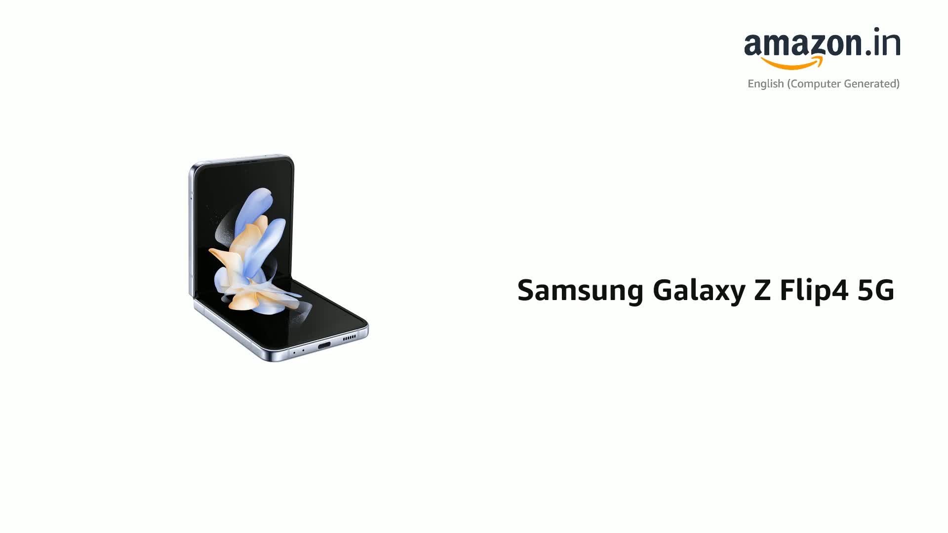 Samsung Galaxy Z Flip4 5G (Light Blue, 8GB RAM, 256GB