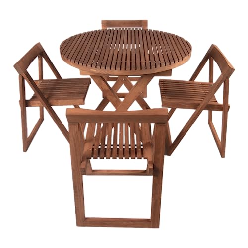 La Mejor review de Comedor de madera para exterior más recomendados. 1