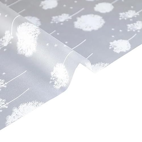 window film， 200cm Length PVC Glass Sticker Window Transparent Opaque Protection Privacy Decorative Film(Width 30cm)