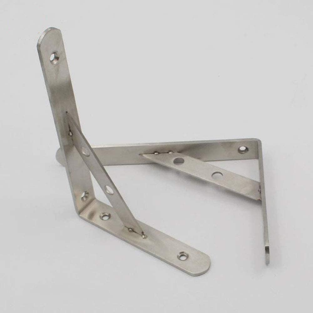 Triangle Board Shelf BracketsTriangle bracket Solid Stainless Steel Bracket Shelf Baffle Bracket Shelf Bracket Wall Fixing Bracket Load-bearing Triangle Rack Support (Size : 350mm) (Size : 150mm)