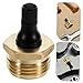 CHILDWEET Brass Blowout Plug Fitting Rv Blowout Plug Tool Small Adapter Compact Connector for Motorhomes
