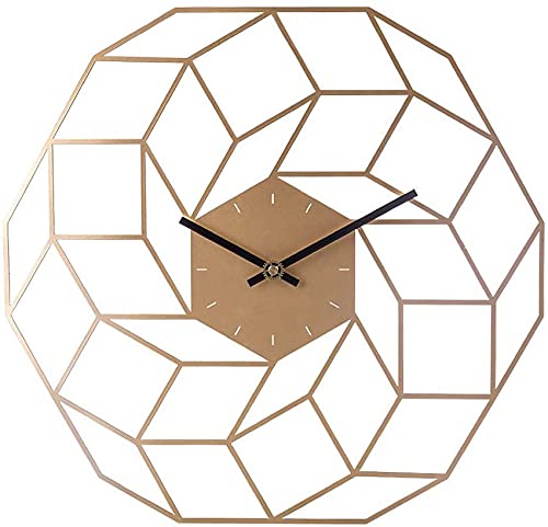 Horloge murale sans tic-tac vintage 40 cm pour retrouver le calme au bureau et à la maison