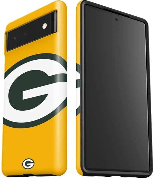Skinit Pro Phone Case Compatible with Google Pixel 6 - Officially Licensed NFL Green Bay Packers Large Logo Design