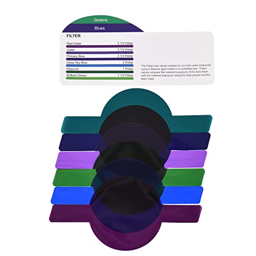 Andoer Gel Flash 24Pcs Gel per Flash a Testa Tonda...