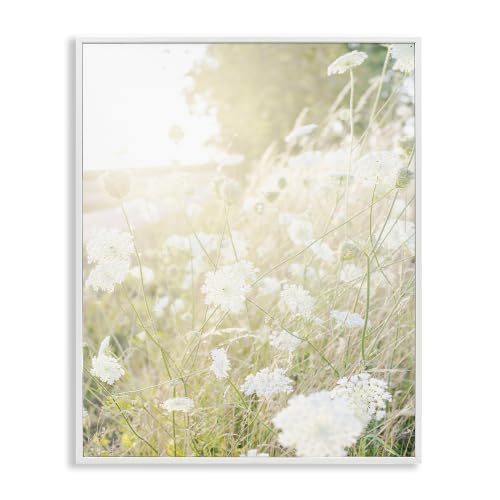 Sunlit Meadow Wildflower Bloom, 24 x 30 Inch Framed Giclée Print