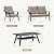 PURPLE LEAF 7 Pcs Rattan Outdoor Patio Furniture Set with Thick Cushion Heavy-Duty Metal Patio Conversation Sets with 2 Armchairs & 3 Loveseats & 2 Coffee Tables Patio Sofa Set for Poolside Porch