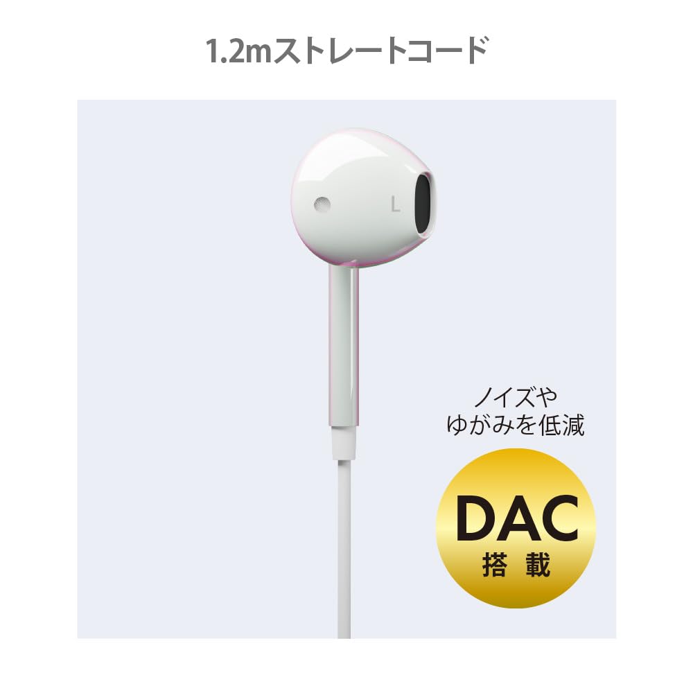 Premium Style USB Type-C ステレオイヤホン PG-ARSEIE2WH1