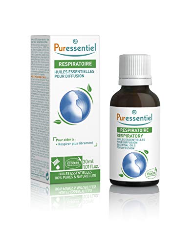 Puressentiel - Respiratoire - Huiles Essentielles pour Diffusion - Diffuse Respi - 100% pures et naturelles - Aide à respirer librement - 30 ml