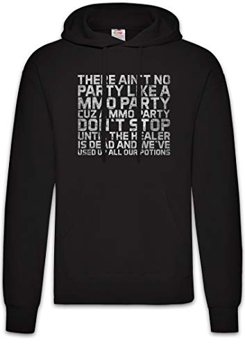 Sweat à capuche MMO Party imprimé durable et coton doux