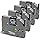 Oozmas TZe-335 Black Label Tape Replacement for Brother Label Maker Tape White on Black P-Touch TZe Tz 12mm 0.47 Laminated Wo
