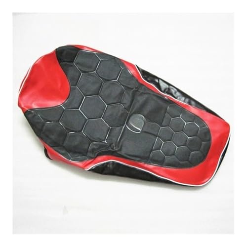 Housse coussin selle Suzuki GN125 bicolore rouge noire revêtement de rechange