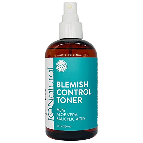 Toner for Face with Salicylic Acid by IQ Natural - Blemish Control Facial Toner - for Acne Clearing and Skin Balancing - (8 fl oz/260 ml)