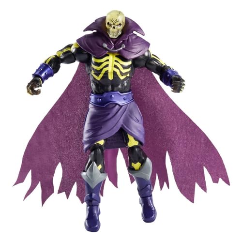 Masters of the Universe Masterverse Scare Glow Action Figure with Glow-in-The-Dark Head & Accessories, 7-inch Motu Collectible Gift for Fans 6 Years Old & Up