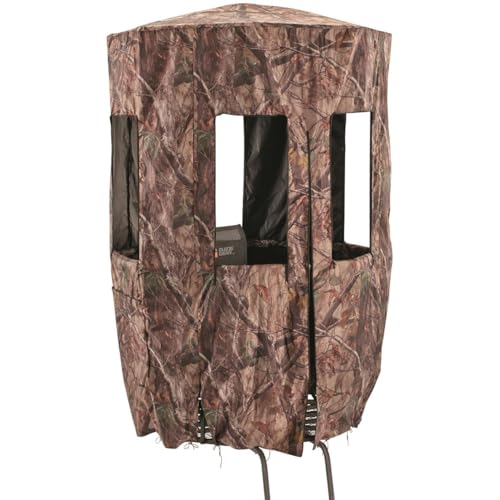 Guide Gear Full Blind Enclosure 20' Tripod Hunting Deer Stand Cover, Camo