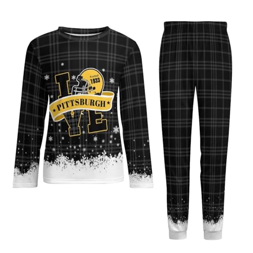 Custom Pajamas Set Long Sleeve Sleepwear Add Name Number Nightwear Pjs for Men Women Personalzied Fan Gift S-6XL4