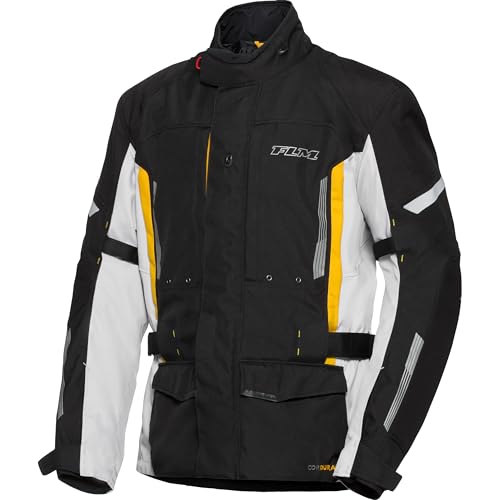 FLM Touren Textiljacke 3.0 - Wasserdicht, Winddicht, Atmungsaktiv - CORDURA, Reflektoren, Prote Replica M