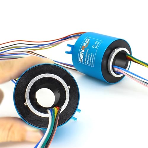 Bague collectrice alésage 20mm 12 circuits 10A pour transmission rotative - 3